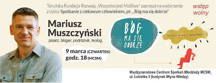 Spotkanie autorskie z Mariuszem Muszyńskim